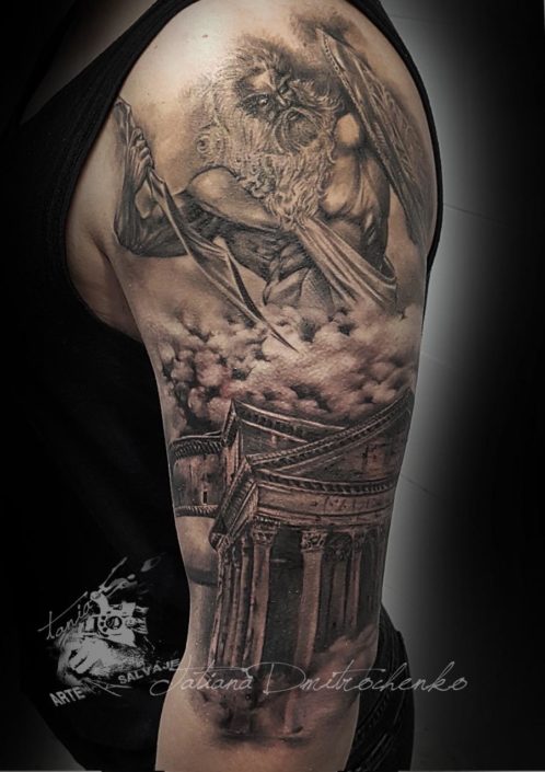 tatuajes religiosos de dioses zeus panteon roma antigua valencia