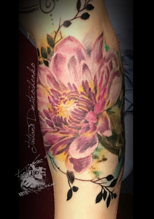 tatuaje eliminacion con laser cover up flores valencia