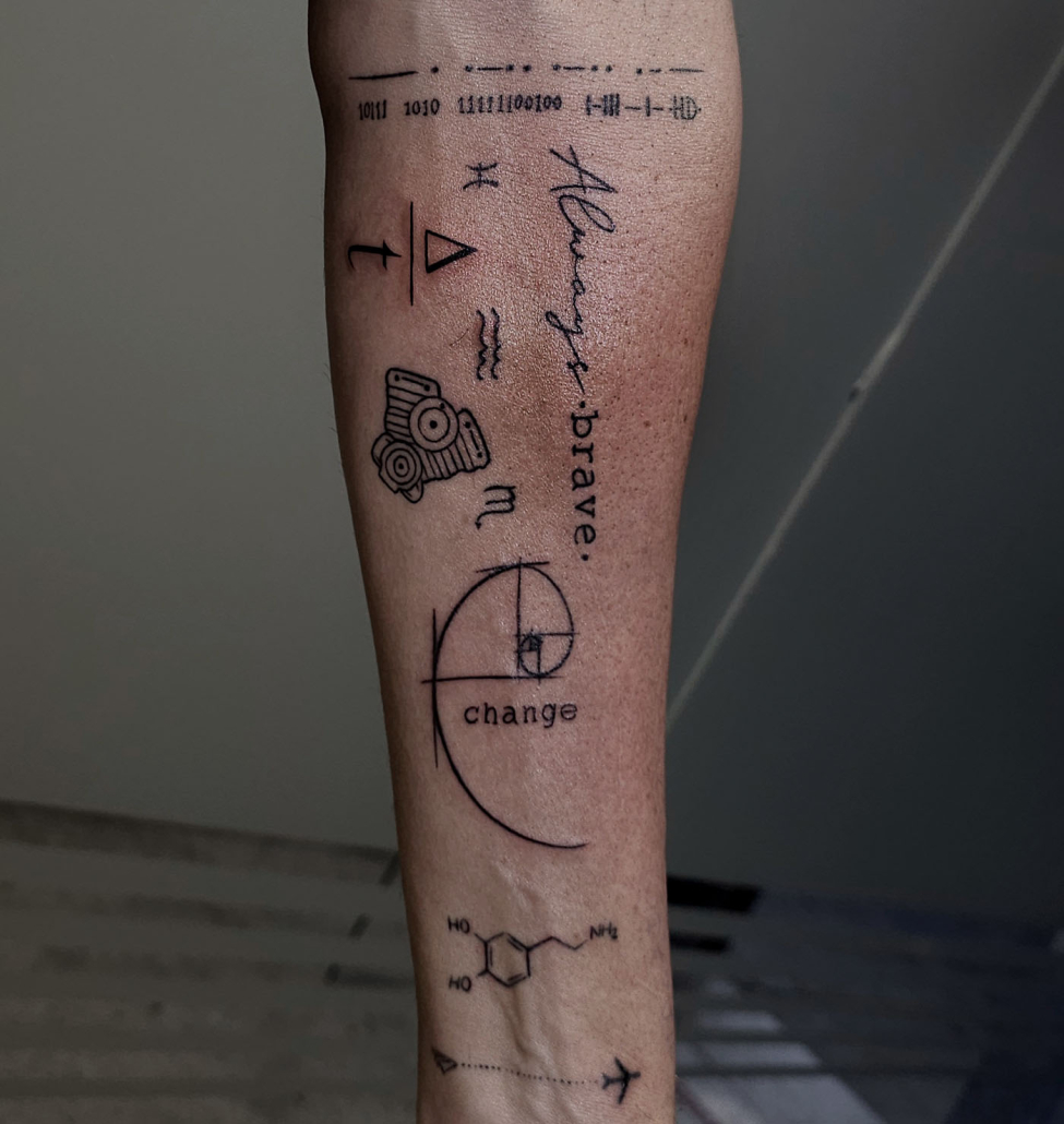 tattoo tatuaje de linea fina