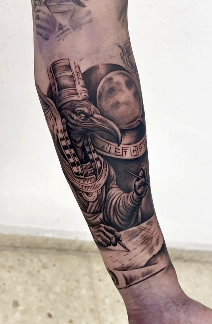 tatuaje animales realistas marina