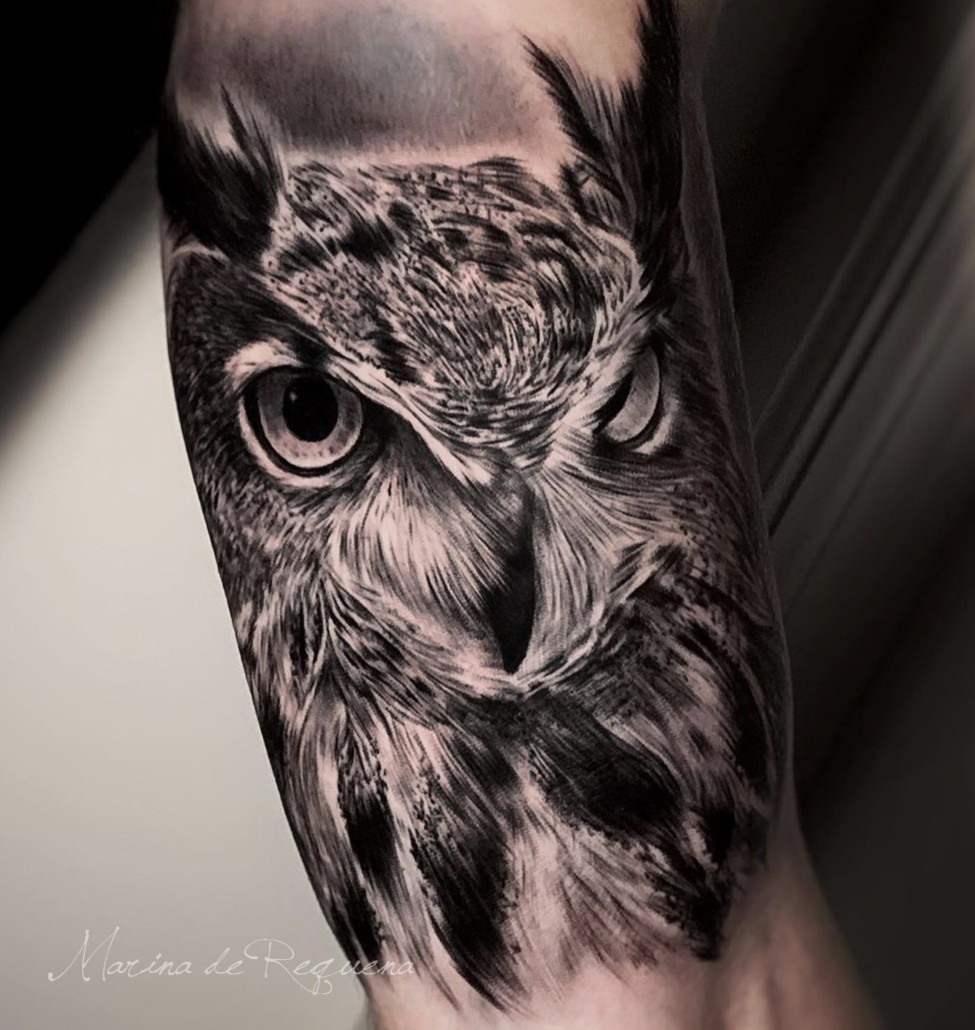 tatuaje animales realistas marina